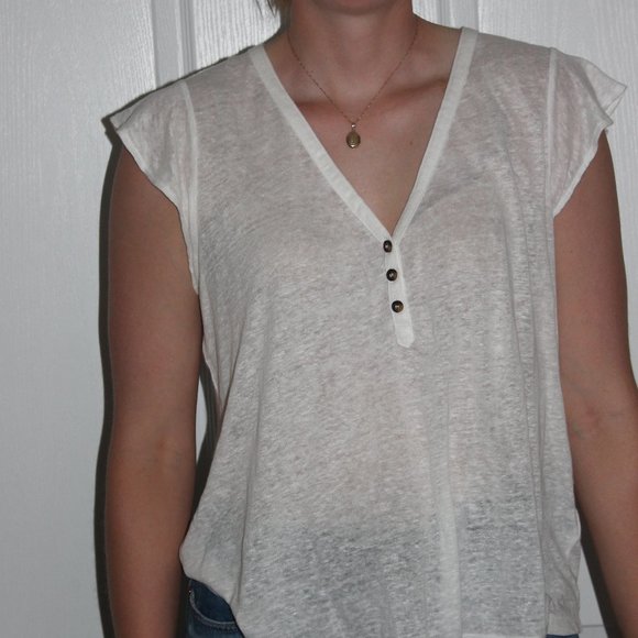 H&M Linen Tee - Picture 1 of 3